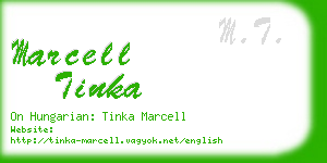 marcell tinka business card